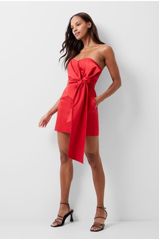 Abito bustier Florida - Rosso