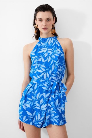 Tuta corta regular Avalina - Blu