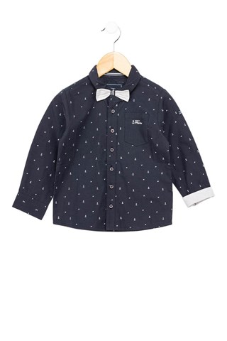 Chemise avec noeud papillon Vopasi - Bleu marine