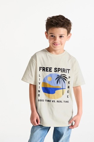 T-shirt - Beige - Okaidi