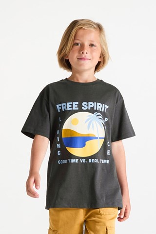 T-shirt - Noir - Okaidi