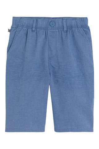 Bermuda en lin - Bleu - Okaidi