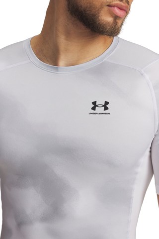 T-shirt d’entraînement dip and dye Heatgear - Blanc