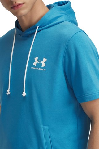 Sweat polaire à capuche  Rival Terry - Turquoise