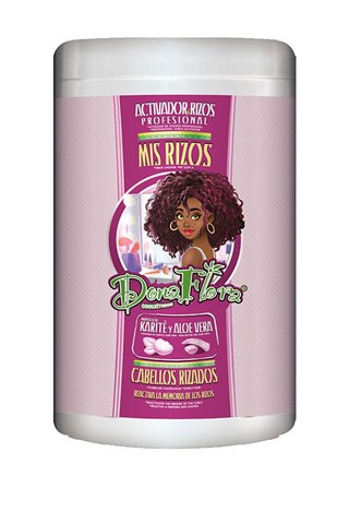 Maschera capelli Karité e Aloe Vera Dona Flora - Capelli ricci - 1000 ml