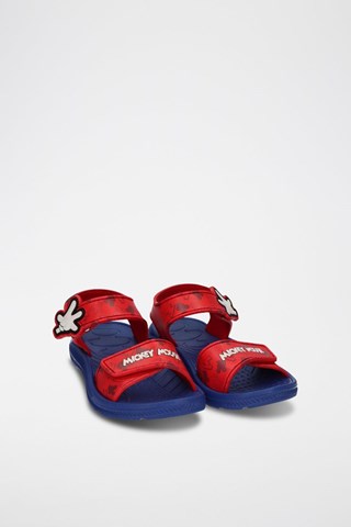 Sandálias Mickey Disney - Vermelho e azul-marinho - Vermelho