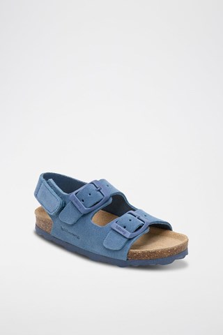 Sandalias de piel - Azul