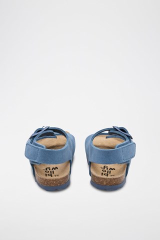 Sandalias de piel - Azul