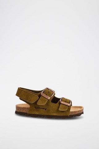 Sandalias de nobuk - Caqui