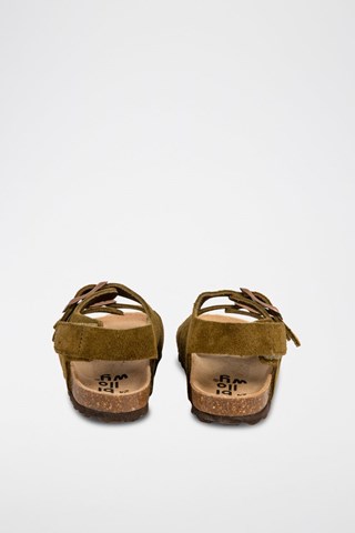 Sandalias de nobuk - Caqui
