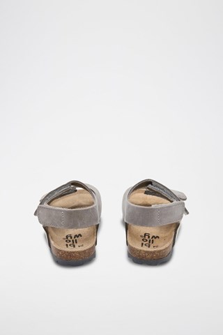 Sandalias de piel - Gris