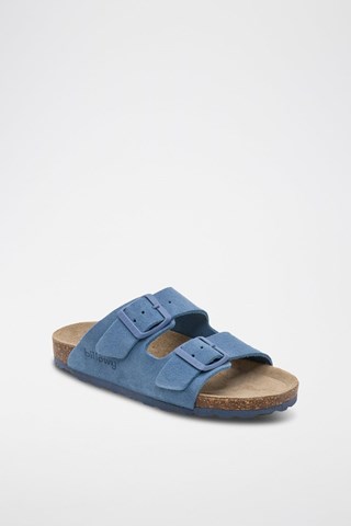 Sandalias de piel - Azul