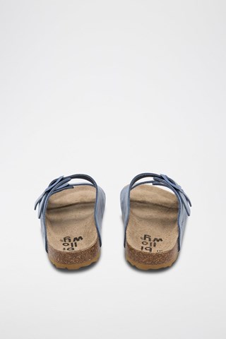 Sandalias de piel - Azul