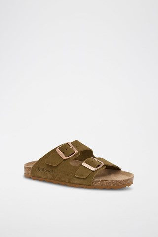 Sandalias de nobuk - Caqui