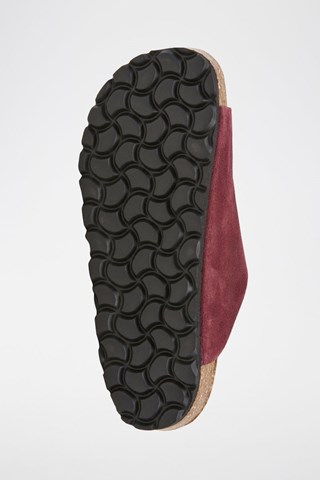 Sandalias de nobuk - Rojo