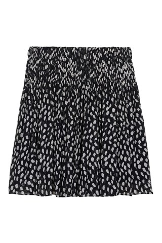 Minijupe taille haute - Noir
