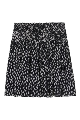 Minijupe taille haute - Noir