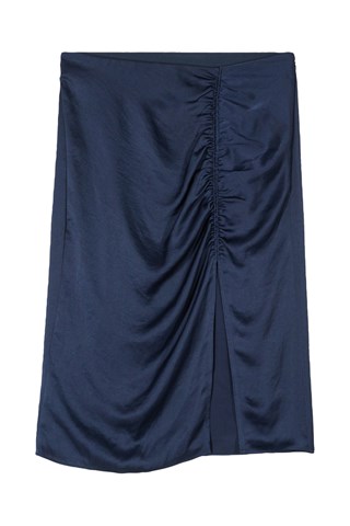 Jupe midi - Bleu marine