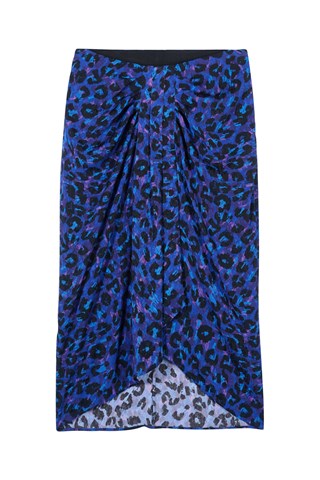 Jupe midi - Bleu