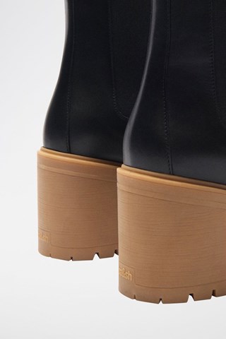 Bottines Chelsea en cuir Clare Noir