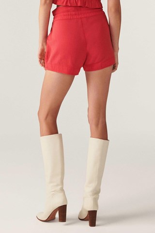 Short taille haute Yarel Rouge
