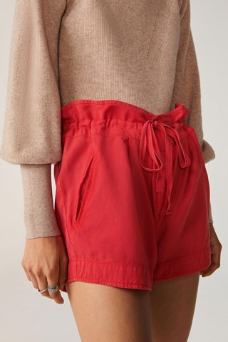 Short taille haute Yarel Rouge