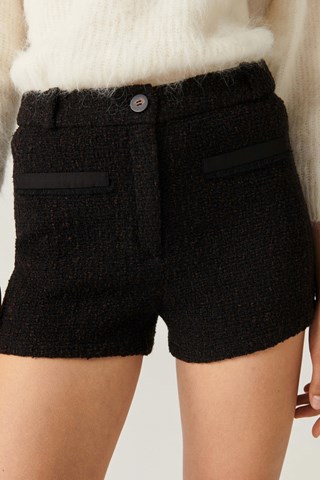 Short en laine et soie Massiva 
Marron