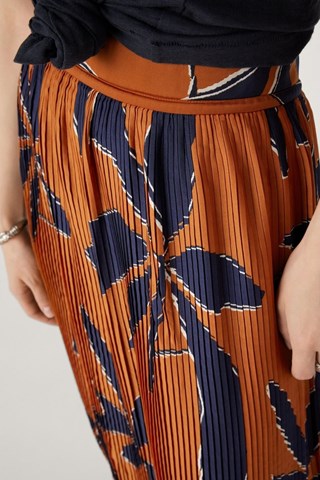 Jupe plissée taille haute Kiko - Camel