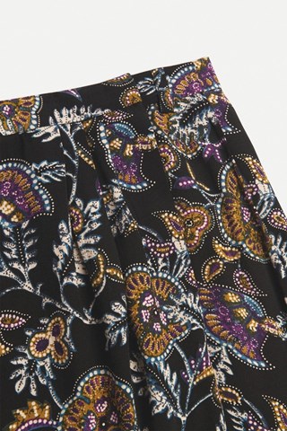 Jupe portefeuille taille haute Venise Noir