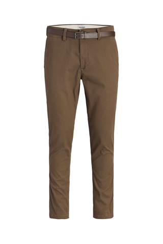 Chino en coton biologique - Marron