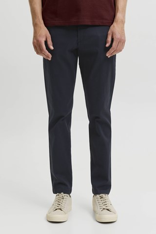 Chino en coton biologique - Bleu marine