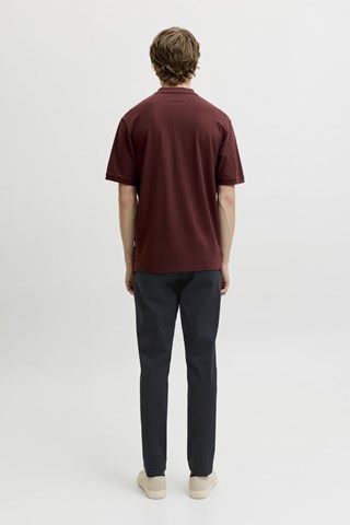 Chino en coton biologique - Bleu marine