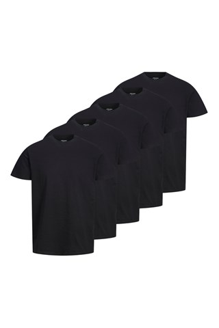 5 t-shirts - Noir