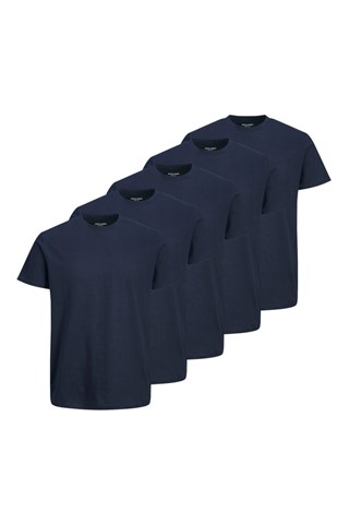 5 t-shirts - Bleu marine