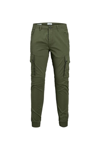 Pantalon cargo - Vert olive