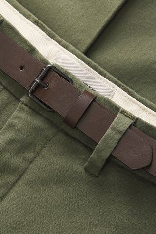 Chino slim en coton biologique - Kaki