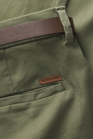 Chino slim en coton biologique - Kaki