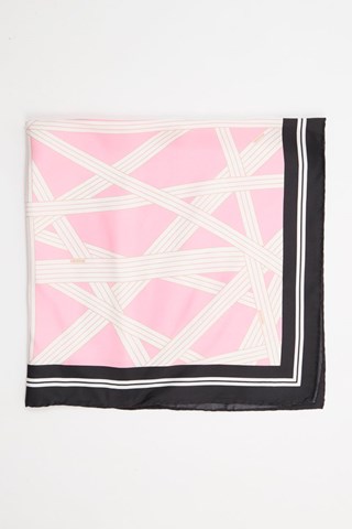 Lenço de seda - Rosa