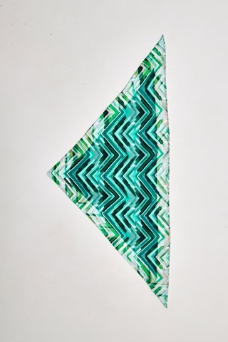 Lenço de seda - Verde