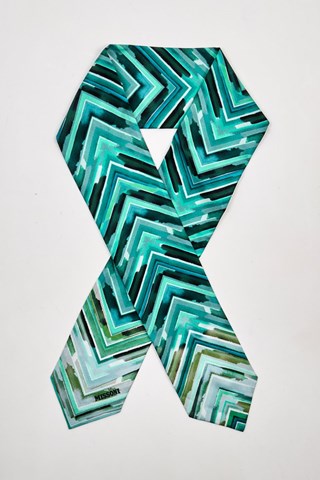Lenço de seda - Verde