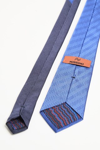 Cravatta in seta - Blu