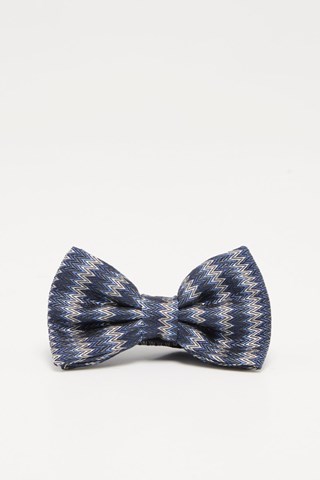 Papillon in seta - Navy