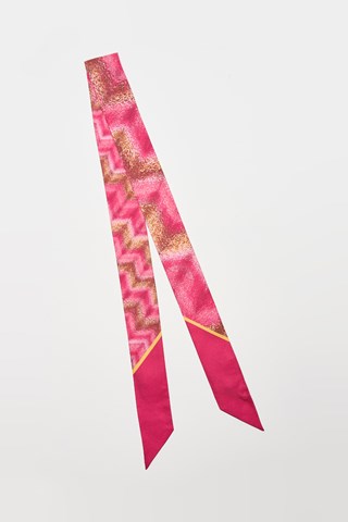 Lenço de seda - Rosa