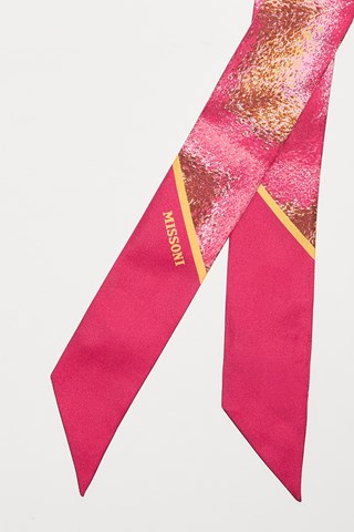 Lenço de seda - Rosa
