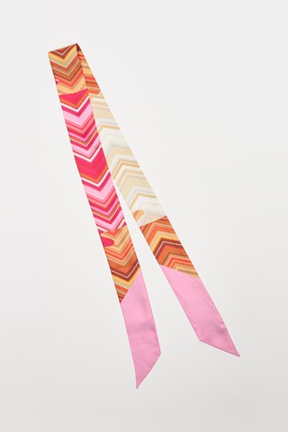Lenço de seda - Rosa