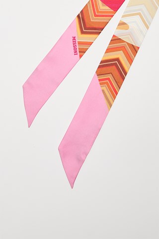 Lenço de seda - Rosa