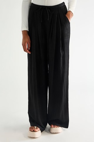 Broek Wide Legs - Zwart