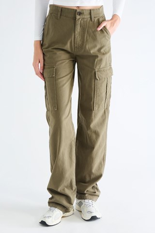 Broek Straight - Kaki