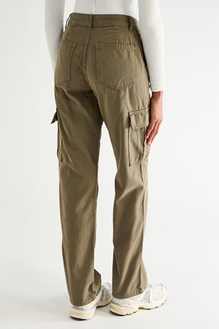Broek Hoge Taille - Donkergroen