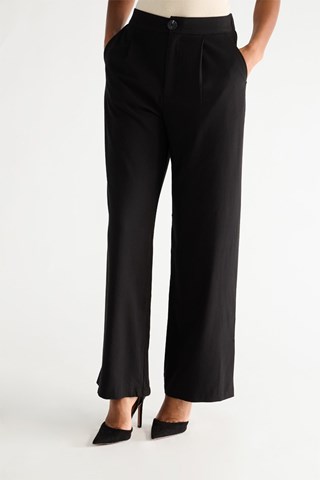 Broek Wide Legs - Zwart